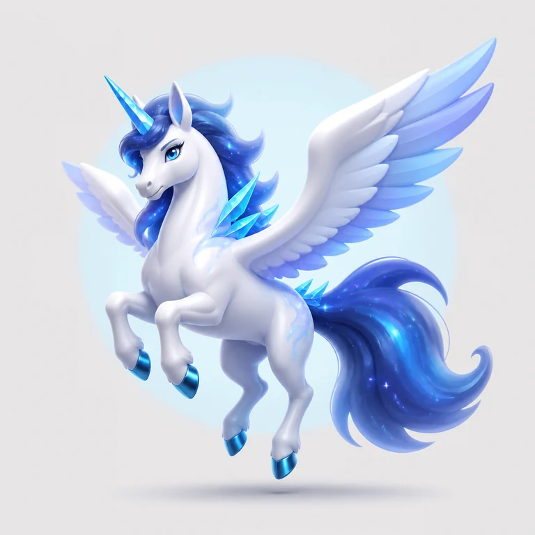 Celestial Pegasus brainrot reference image