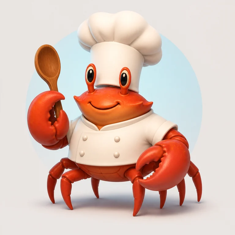 Chef Crabracadabra brainrot reference image