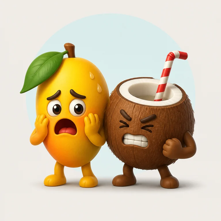 Coco and Mango brainrot reference image