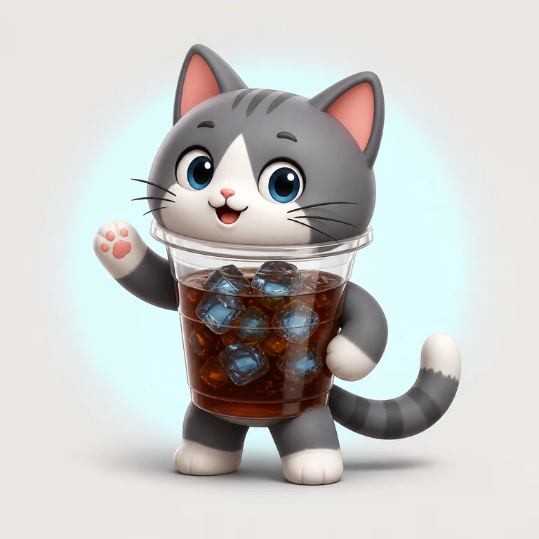 Cola Cat brainrot reference image