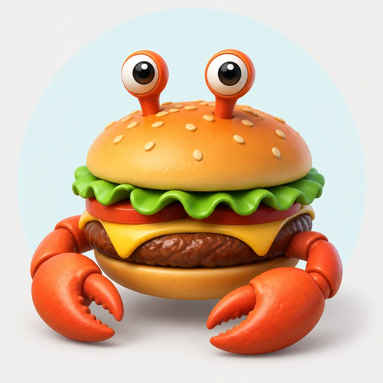 Craburger brainrot reference image