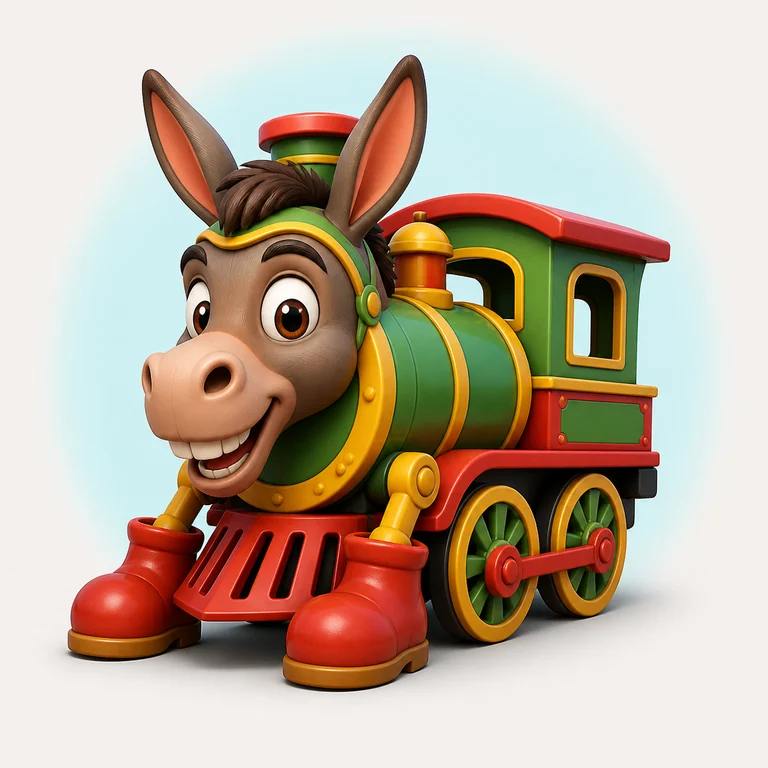 Donkeyturbo Express brainrot reference image