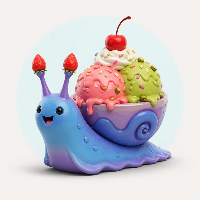 Gelato Lumacho brainrot reference image