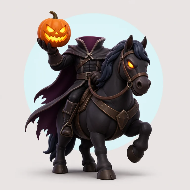 Headless Horseman brainrot reference image