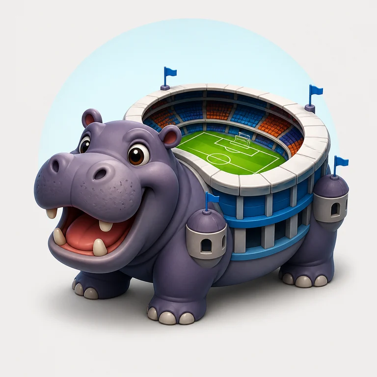 Hippo Golazo brainrot reference image
