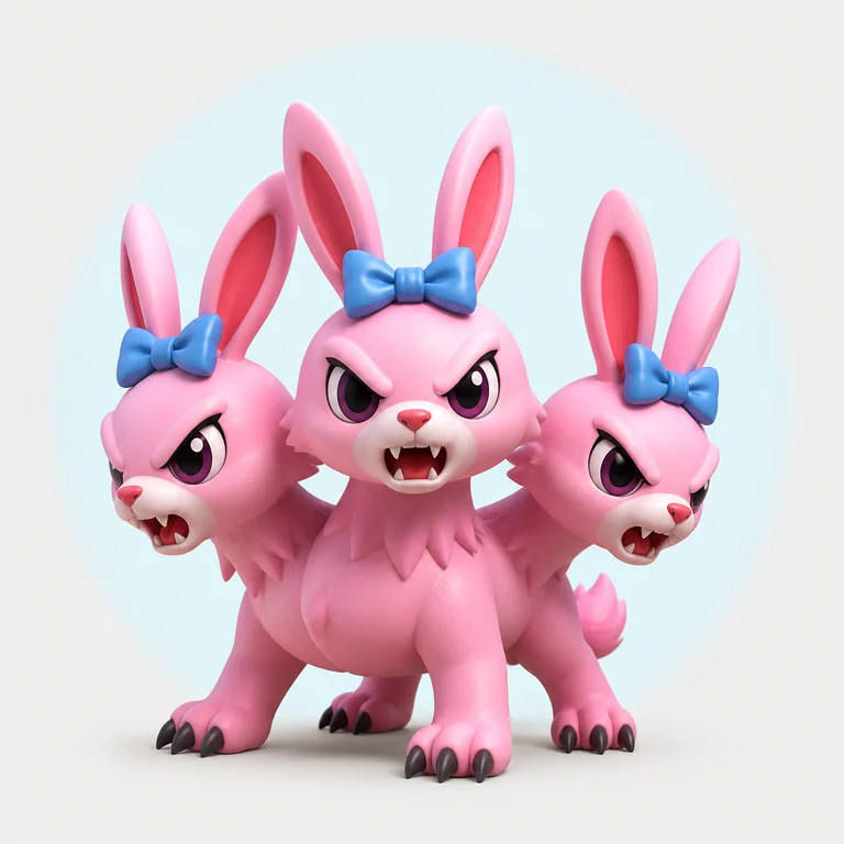 Hydra Bunny brainrot reference image