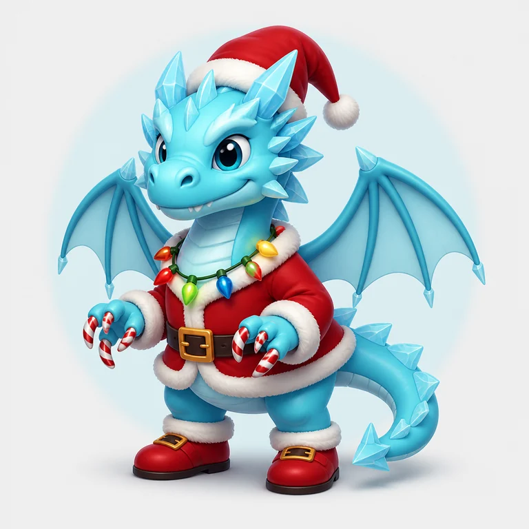Ice Dragon brainrot reference image