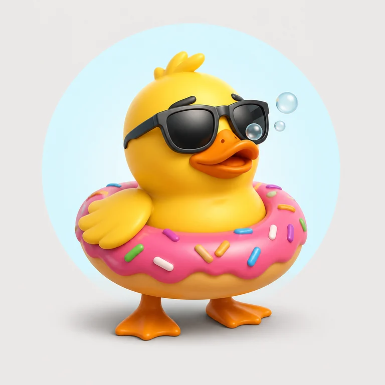 Lazy Ducky brainrot reference image