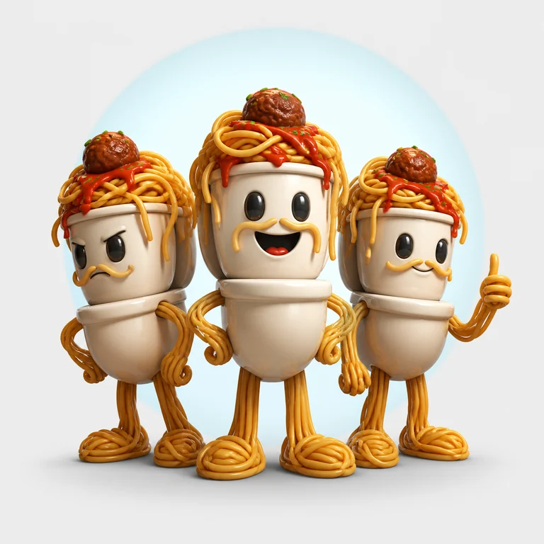 Los Spaghettis brainrot reference image