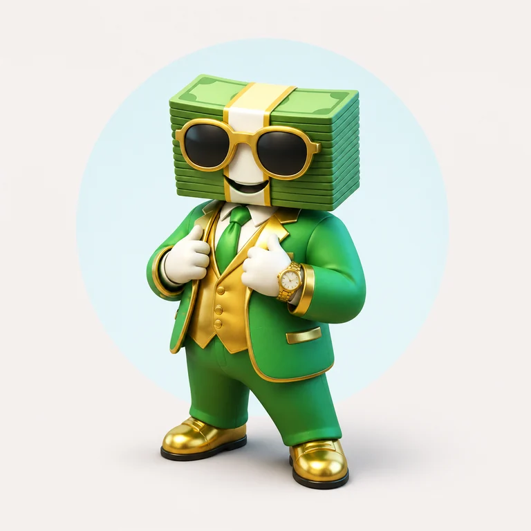 Money Money Man brainrot reference image