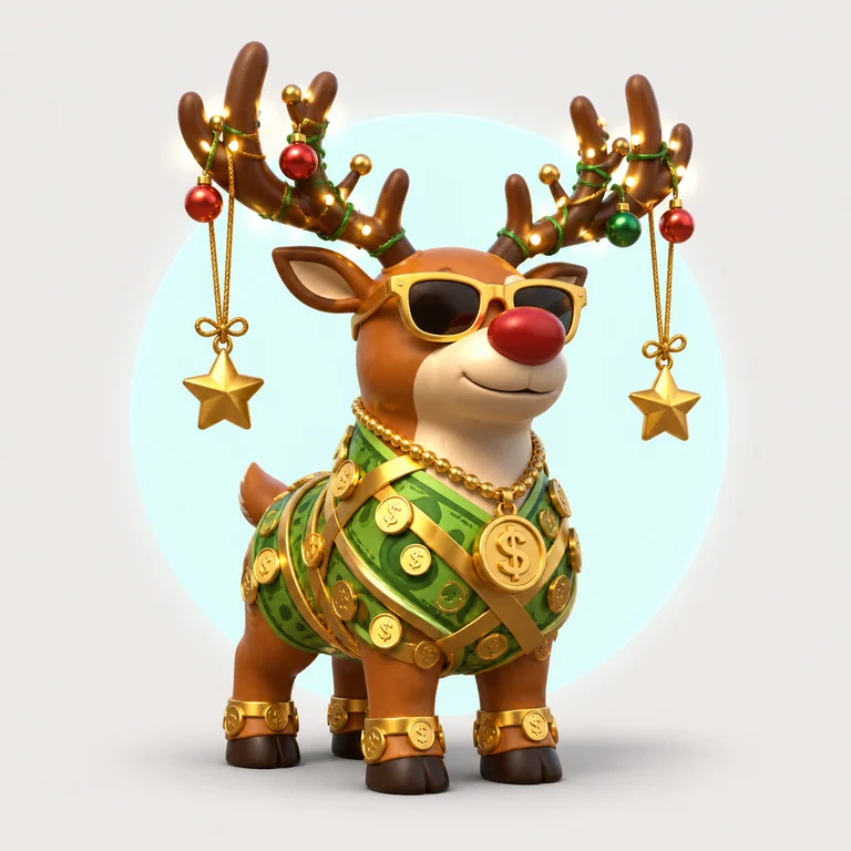 Money Money Reindeer brainrot reference image