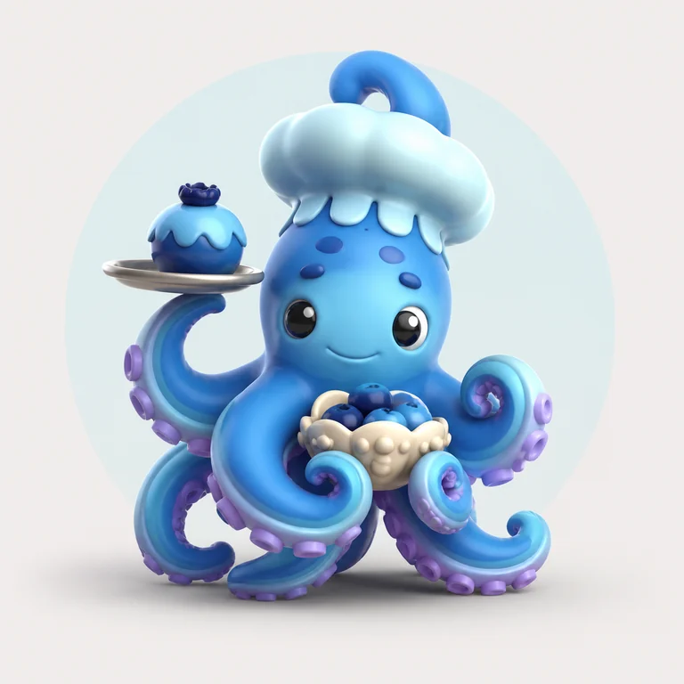 Octopusini Bluberini brainrot