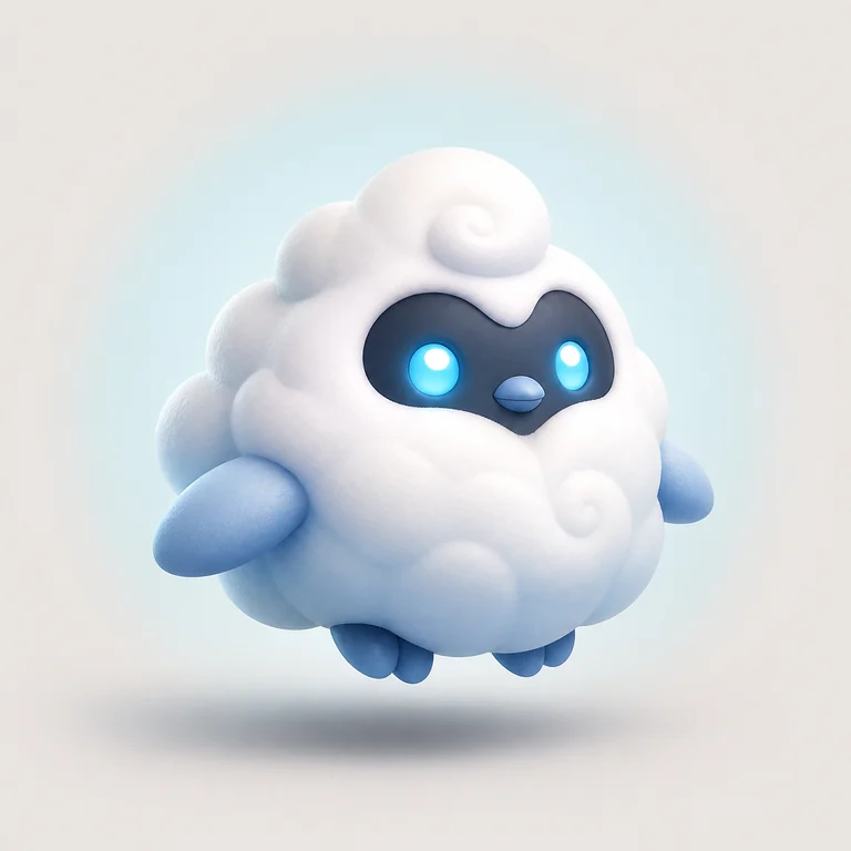 Pengolino Nuvoletto brainrot reference image