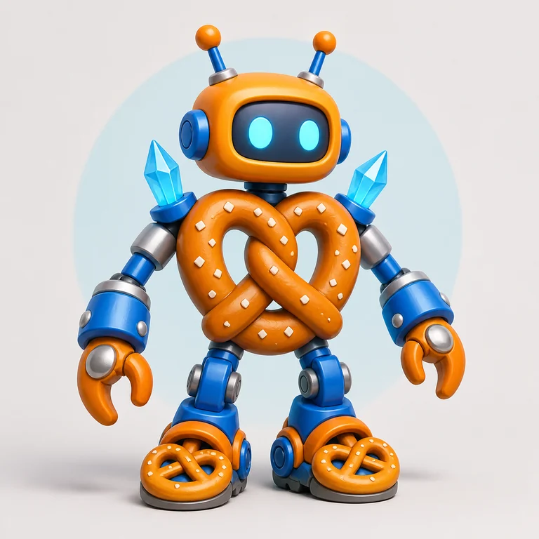 Pretzo Robo brainrot reference image