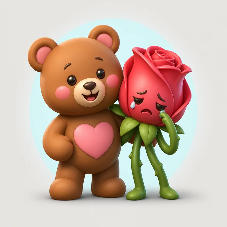 Rosey and Teddy brainrot reference image