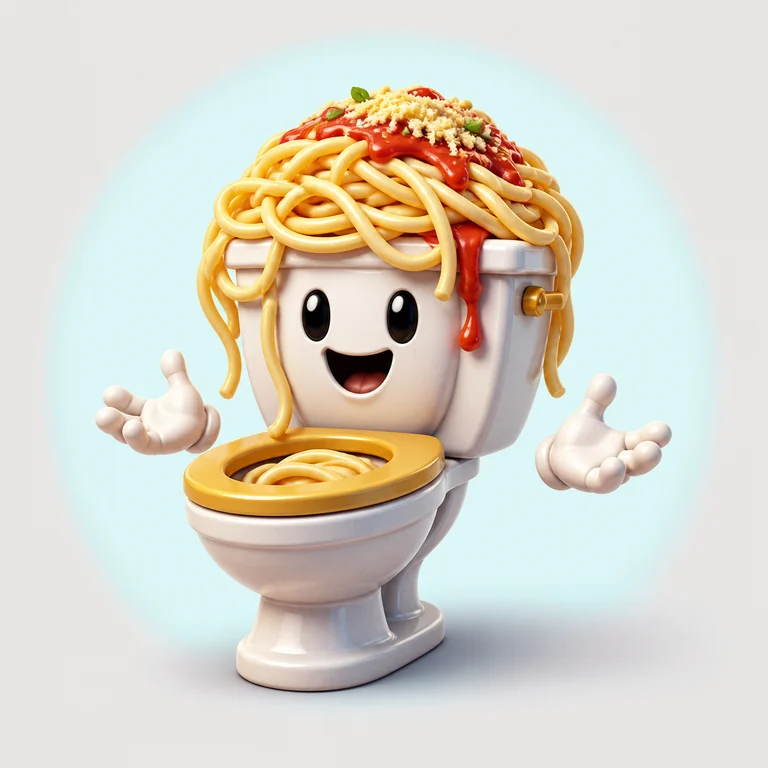 Spaghetti Tualetti brainrot reference image