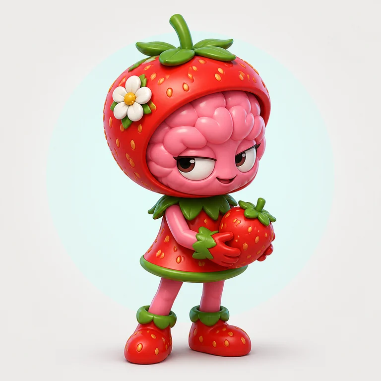 Strawberrita brainrot reference image