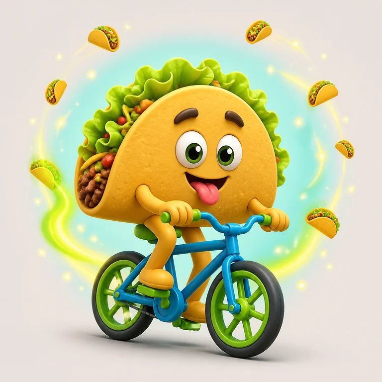 Tacorita Bicicleta brainrot reference image