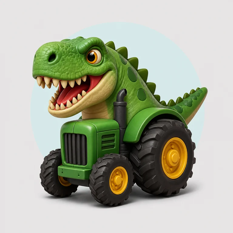 Tractoro Dinosauro brainrot reference image