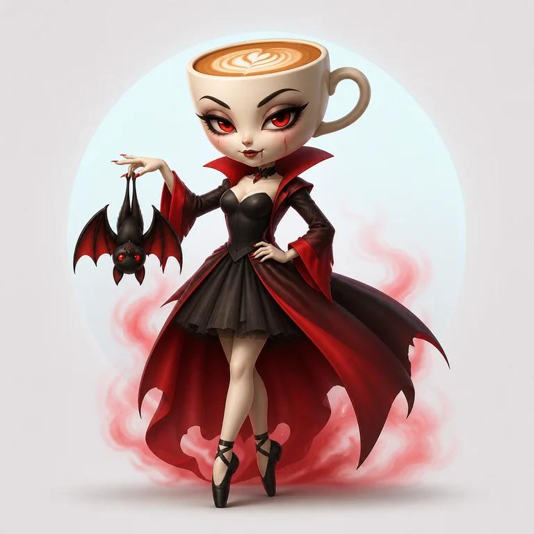 Vampira Cappucina brainrot reference image