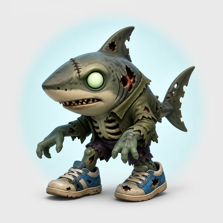 Zombie Tralala brainrot reference image