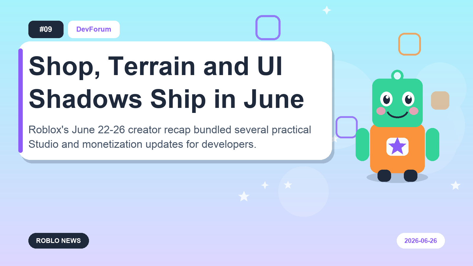 Shop, Terrain and UI Shadows Ship in June