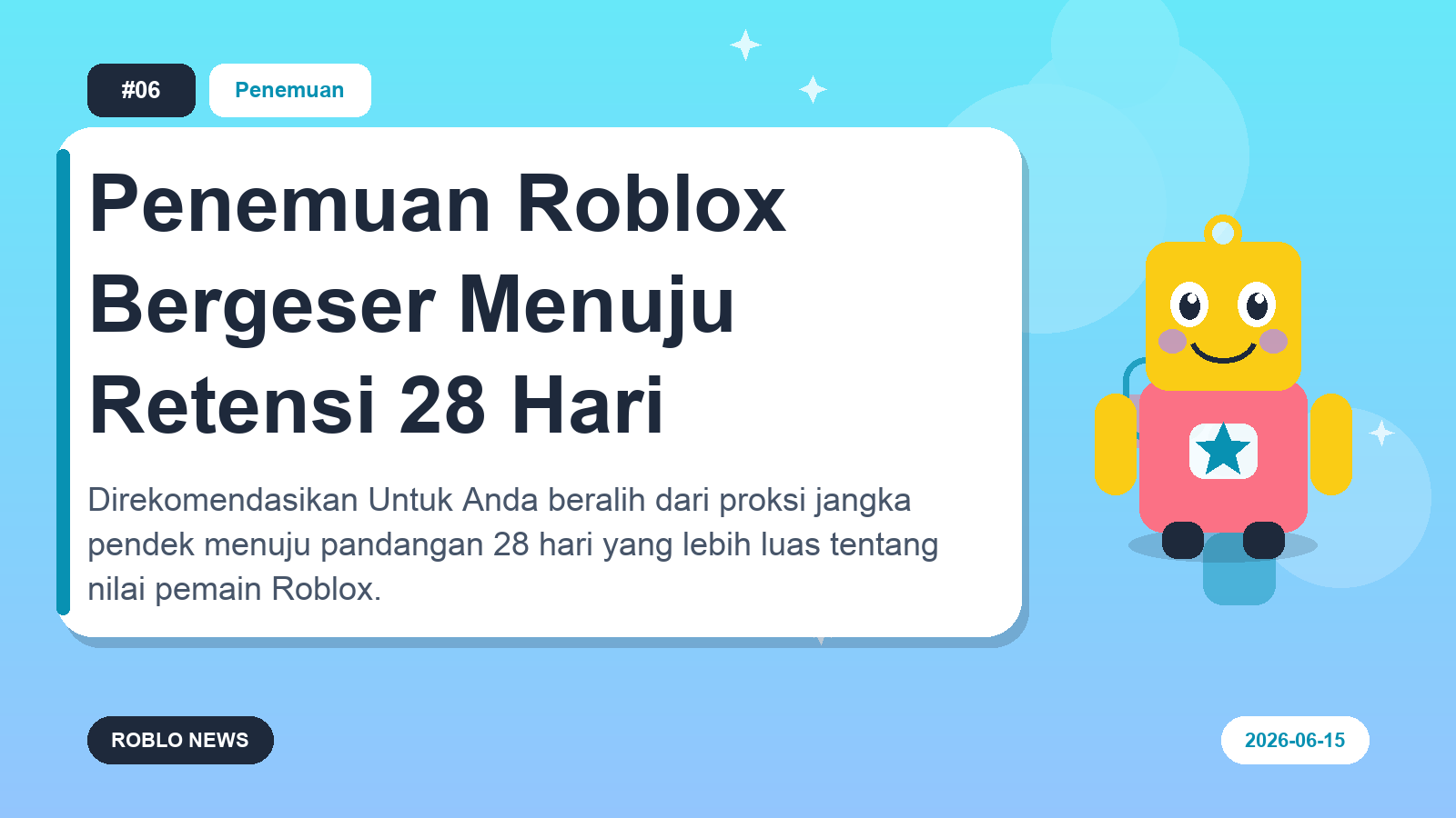 Penemuan Roblox Bergeser Menuju Retensi 28 Hari