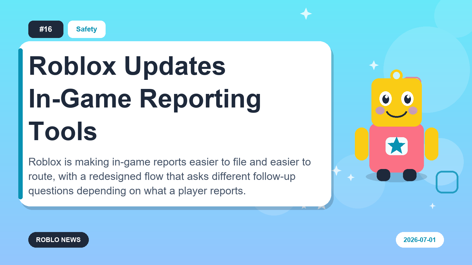 Roblox Updates In-Game Reporting Tools