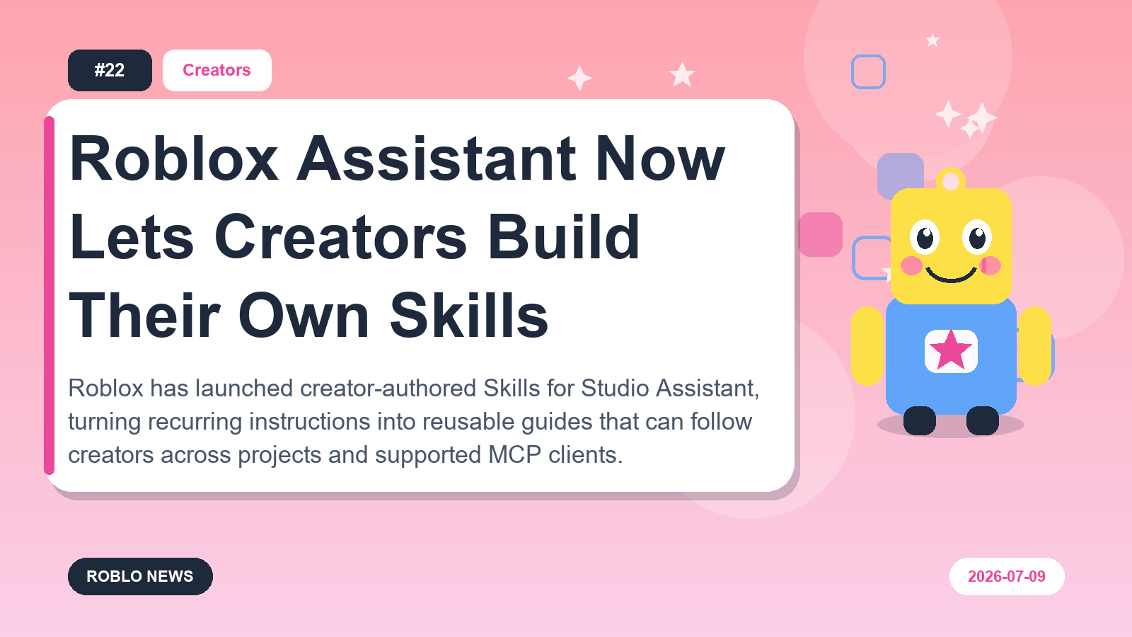 Roblox Assistant Now Lets Creators Build Their Own Skills