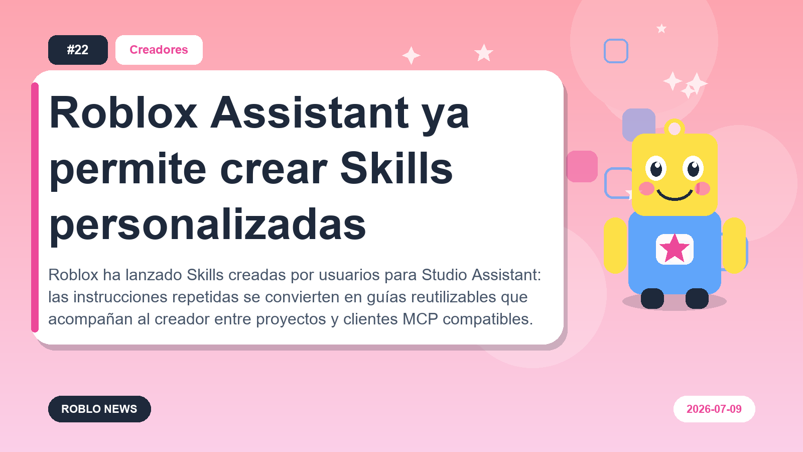 Roblox Assistant ya permite crear Skills personalizadas