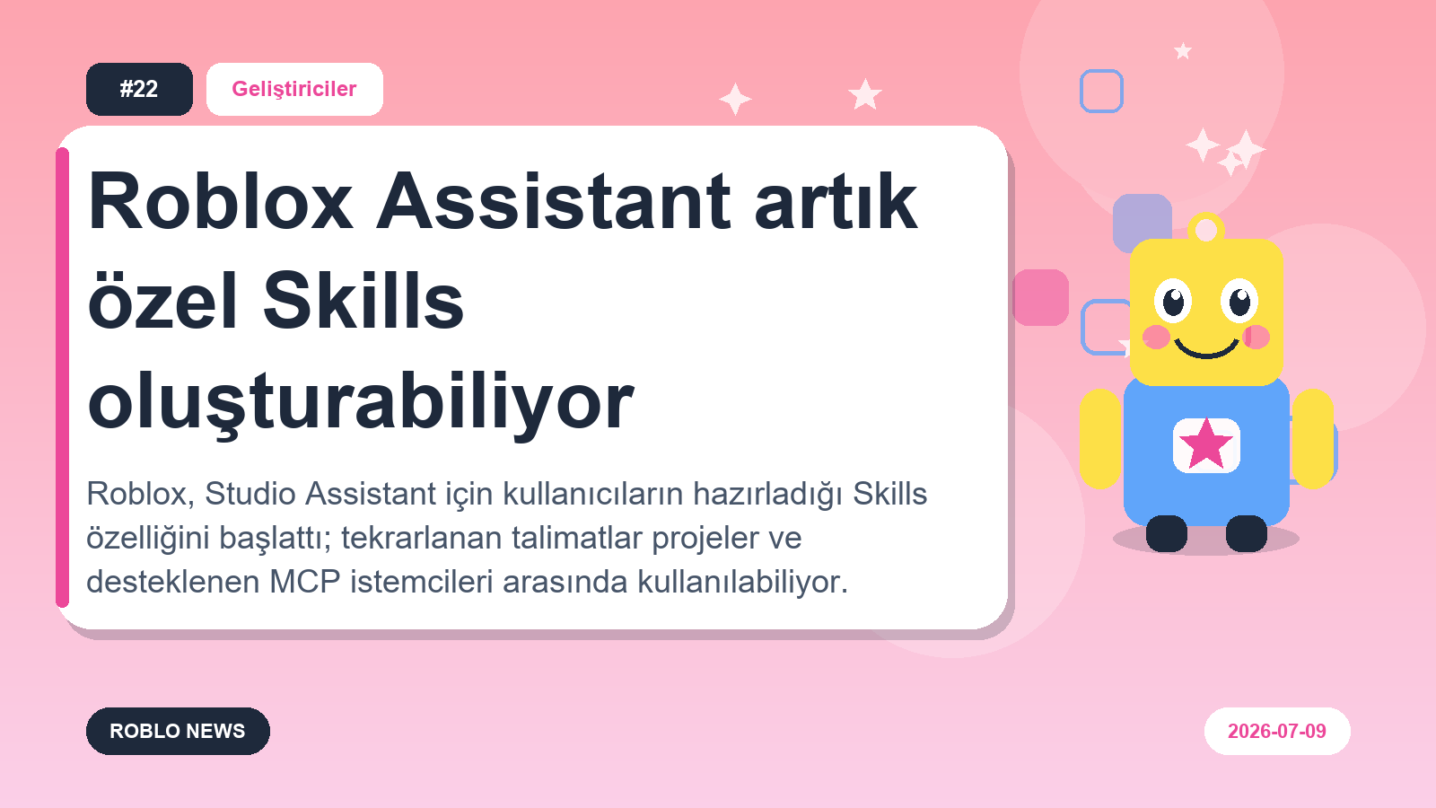 Roblox Assistant artık özel Skills oluşturabiliyor