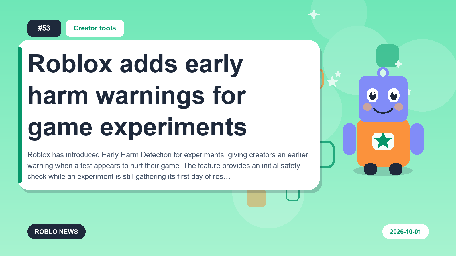 Roblox adds early harm warnings for game experiments