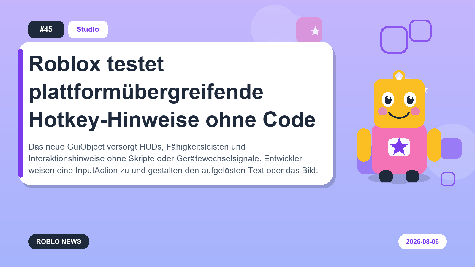 Roblox testet plattformübergreifende Hotkey-Hinweise ohne Code