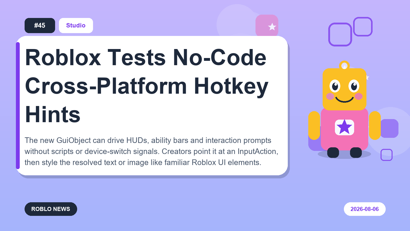 Roblox Tests No-Code Cross-Platform Hotkey Hints