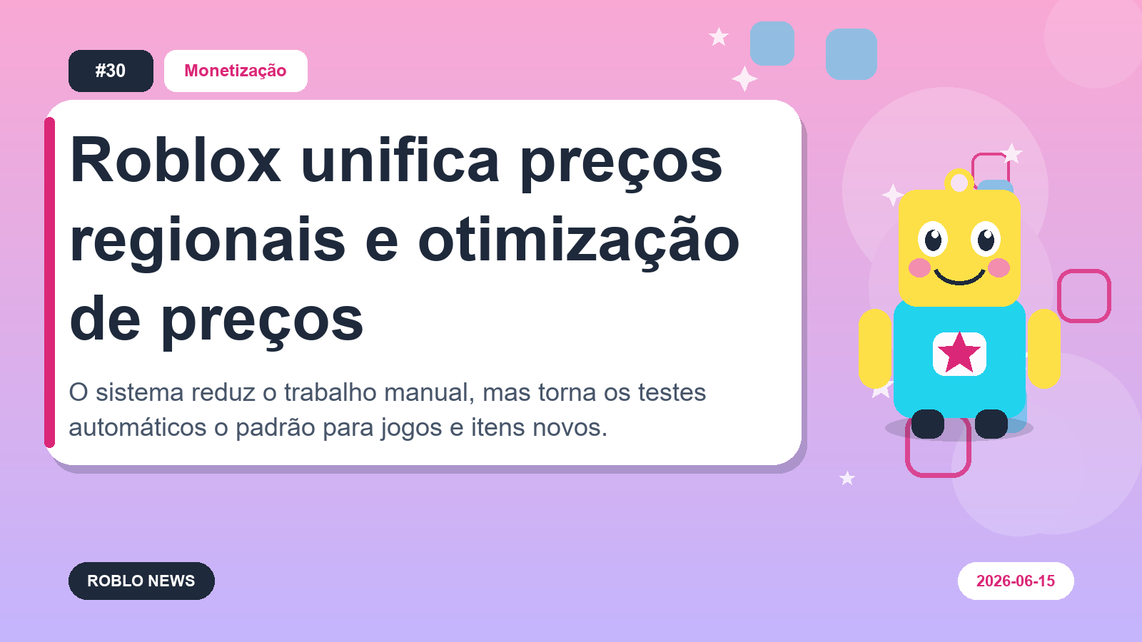 Roblox unifica preços regionais e otimização de preços