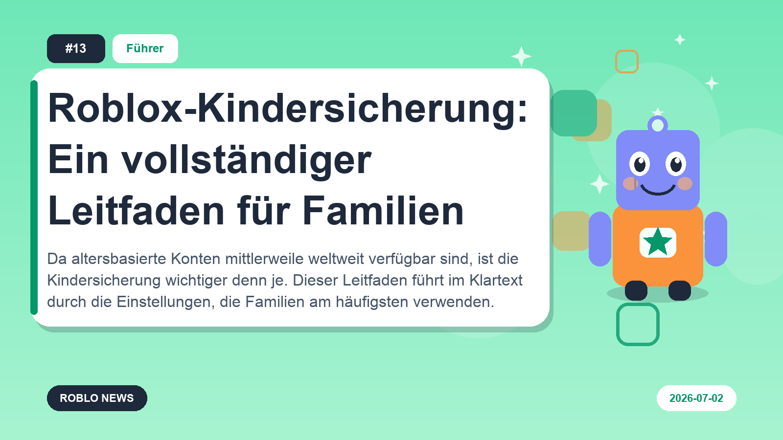 Roblox-Kindersicherung: Ein vollständiger Leitfaden für Familien