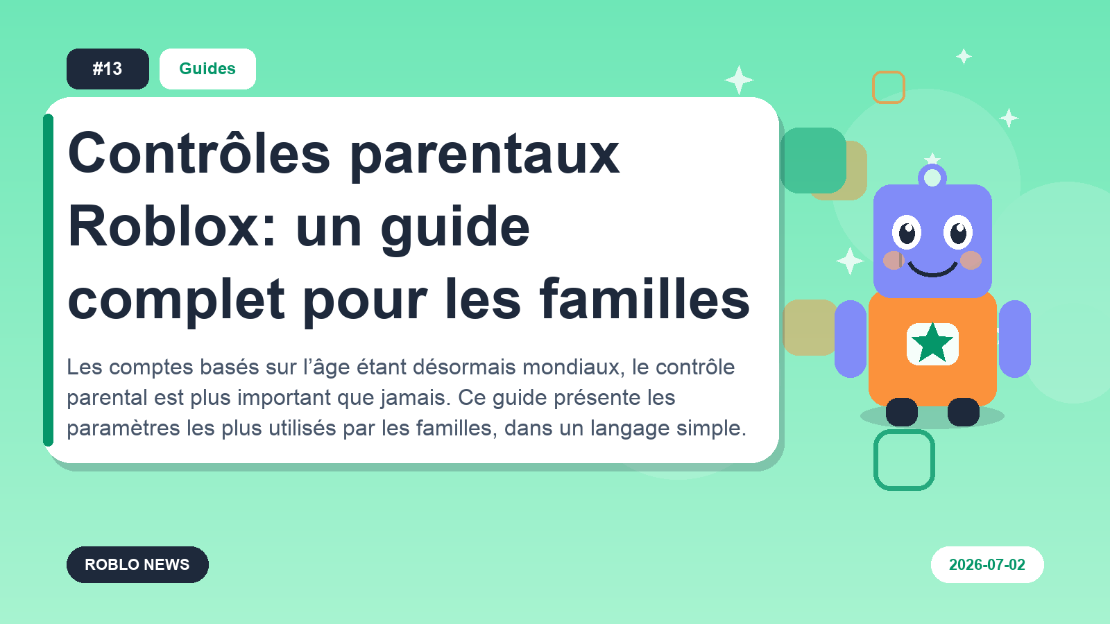 Contrôles parentaux Roblox: un guide complet pour les familles