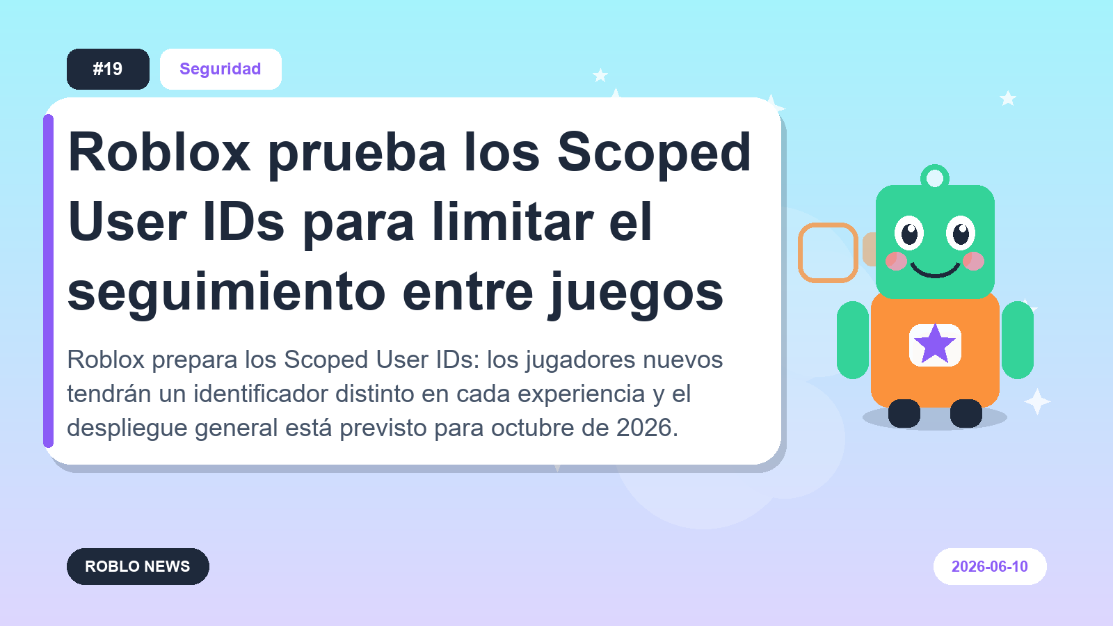 Roblox prueba los Scoped User IDs para limitar el seguimiento entre juegos