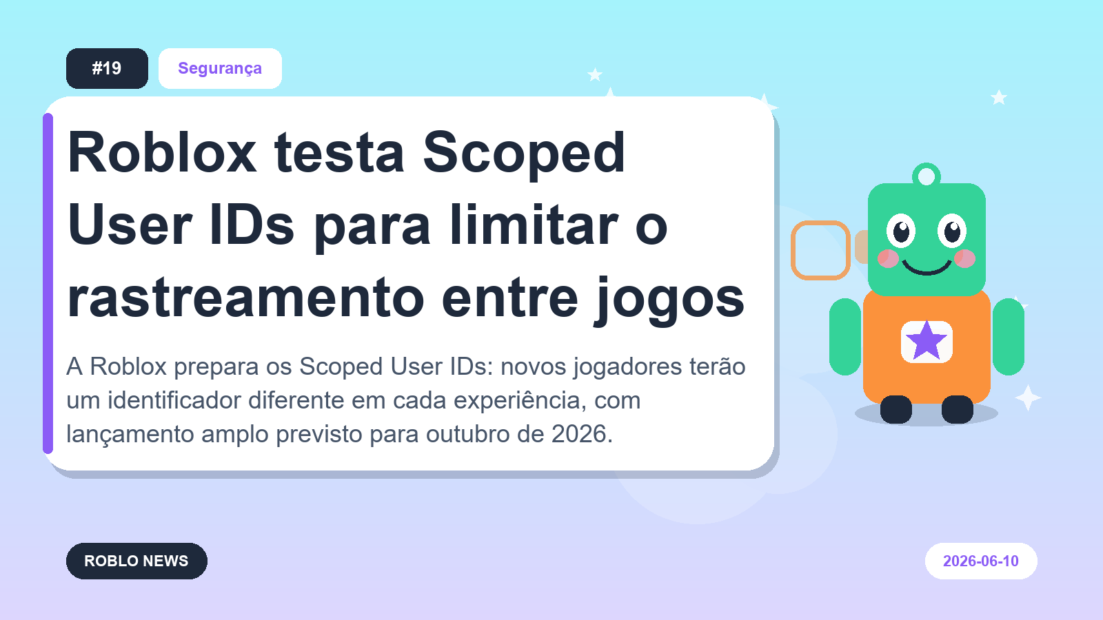 Roblox testa Scoped User IDs para limitar o rastreamento entre jogos