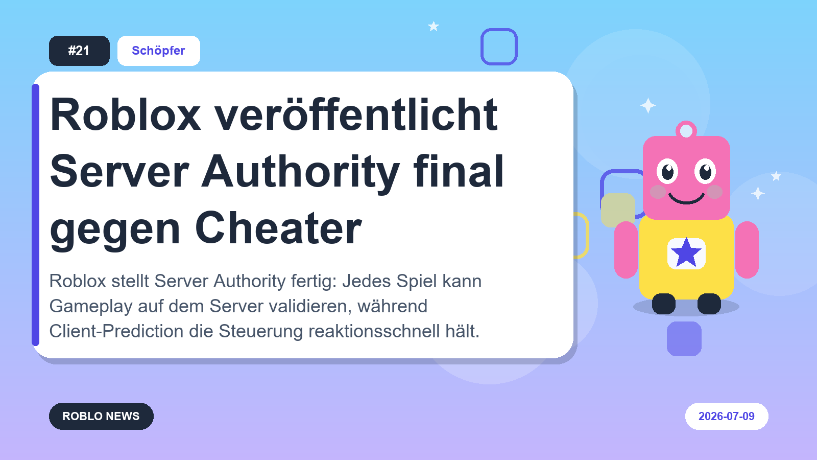 Roblox veröffentlicht Server Authority final gegen Cheater