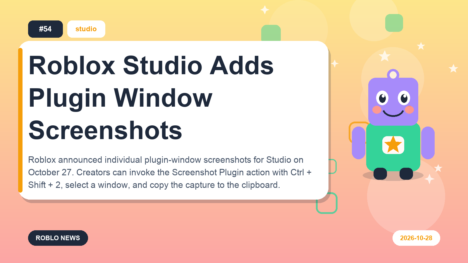 Roblox Studio Adds Plugin Window Screenshots