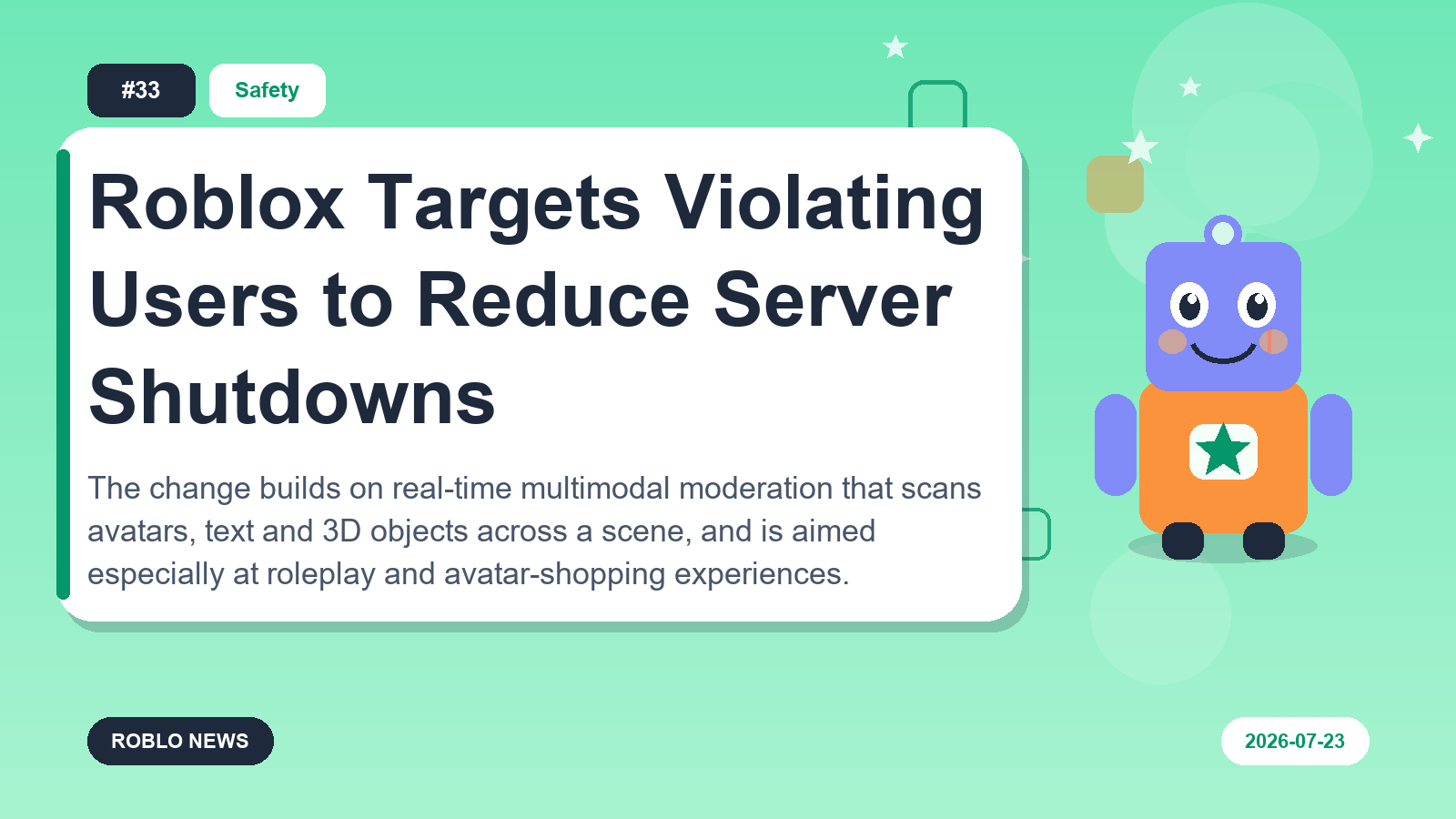 Roblox Targets Violating Users to Reduce Server Shutdowns