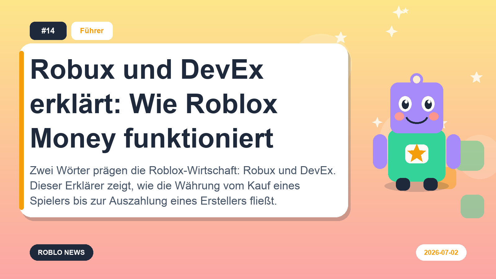 Robux und DevEx erklärt: Wie Roblox Money funktioniert