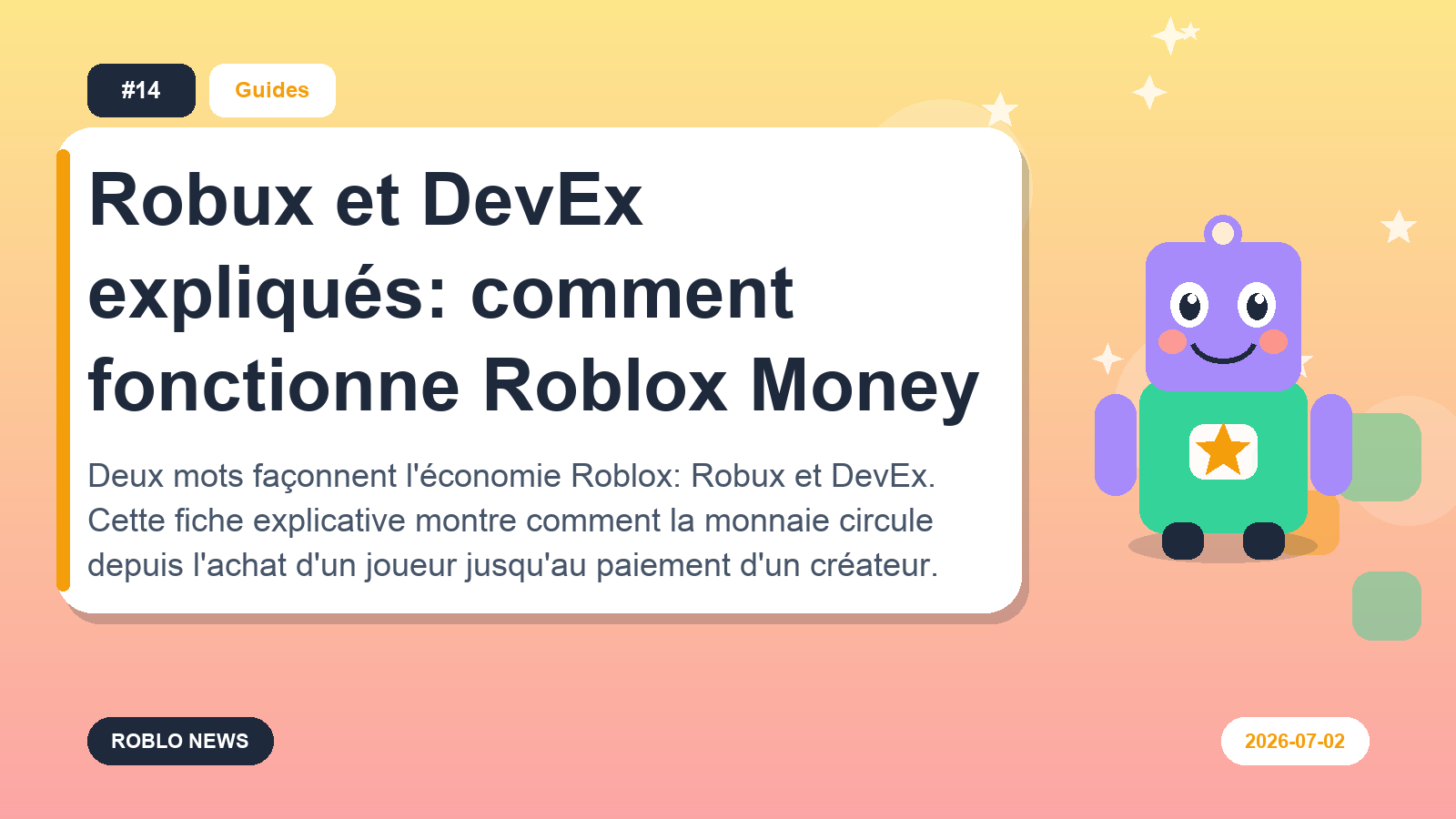 Robux et DevEx expliqués: comment fonctionne Roblox Money